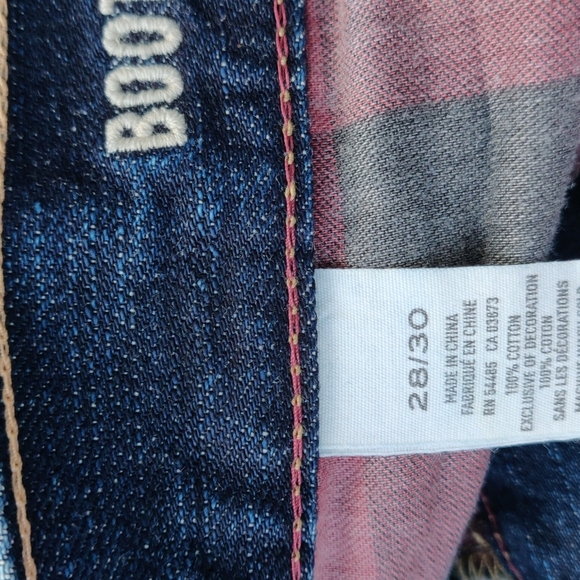 American eagle Men's jeans Bootcut size 28/30 color blue 100% cotton - Picture 8 of 10